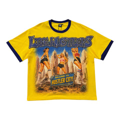 LIFE HUSTLERS t-shirt LH 'HUSTLER CITY Yellow
