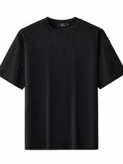 BAROCCO T-Shirt-Blkbk CPS215-Cascade Stone SsL, BLACK/BLACK