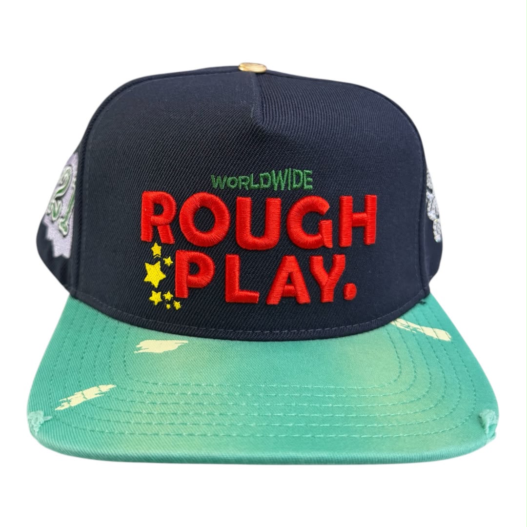 ROUGHPLAY HAT VINTAGE SNAPBACK (BLUE/GREEN