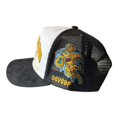 REYES HAT siempre con dios black/white/gold