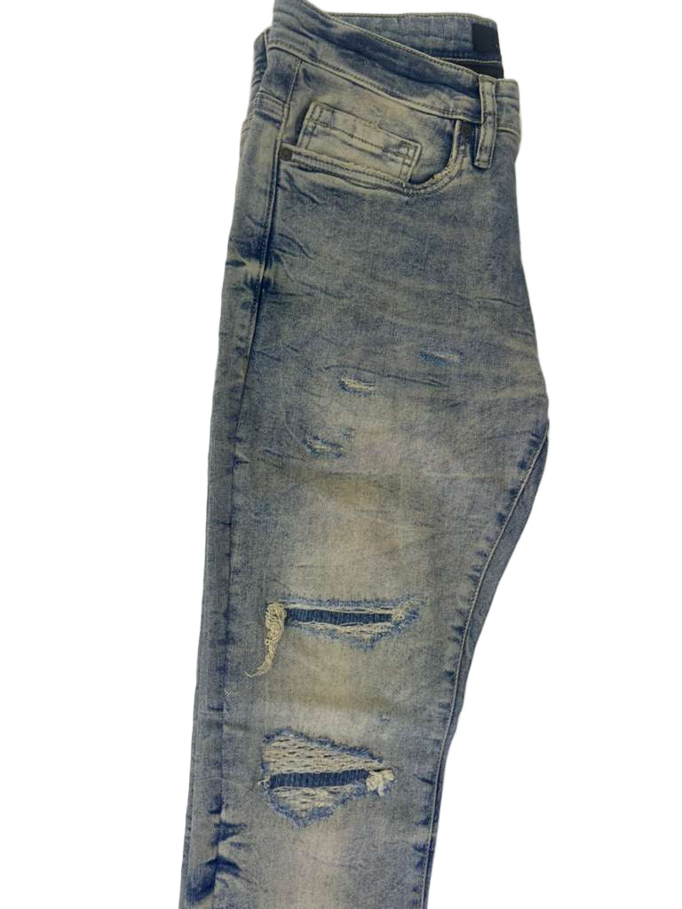 PANTALON LEGACY EDITION RIP AND REPAIR SEAN FIT COUPE CRÉME JS5220R