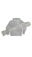 Conjunto de pantalón apilado de felpa francesa lavada EDICIÓN LEGACY 9117H, 9117L L/GRIS