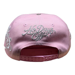 LIFE HUSTLERS "Bubblegum Pink" Bling Snapback Hat