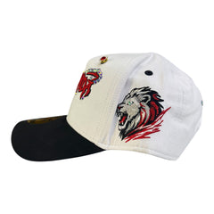 LEGENG HAT 1st Anniversary - Limited Edition Snapback Suede WHITE/RED/BLACK