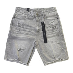 SMOKE RISE CLEAN LOOK COMFORT FIT SHORTS Style-JS25208 BREEZY\GREY