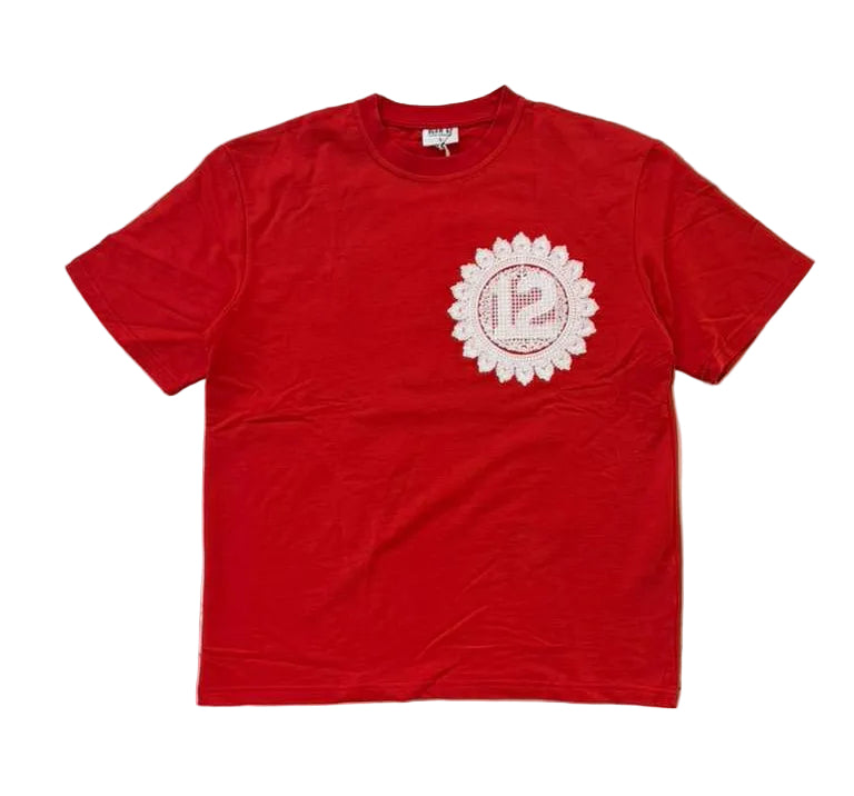 RICH GANG T-SHIRTS red POWER MOVES ONLY (#OVZ TEE, (BP477))