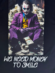 RICH GANG T-SHIRT we need money to smile (#OVZ TEE, (ESC99))
