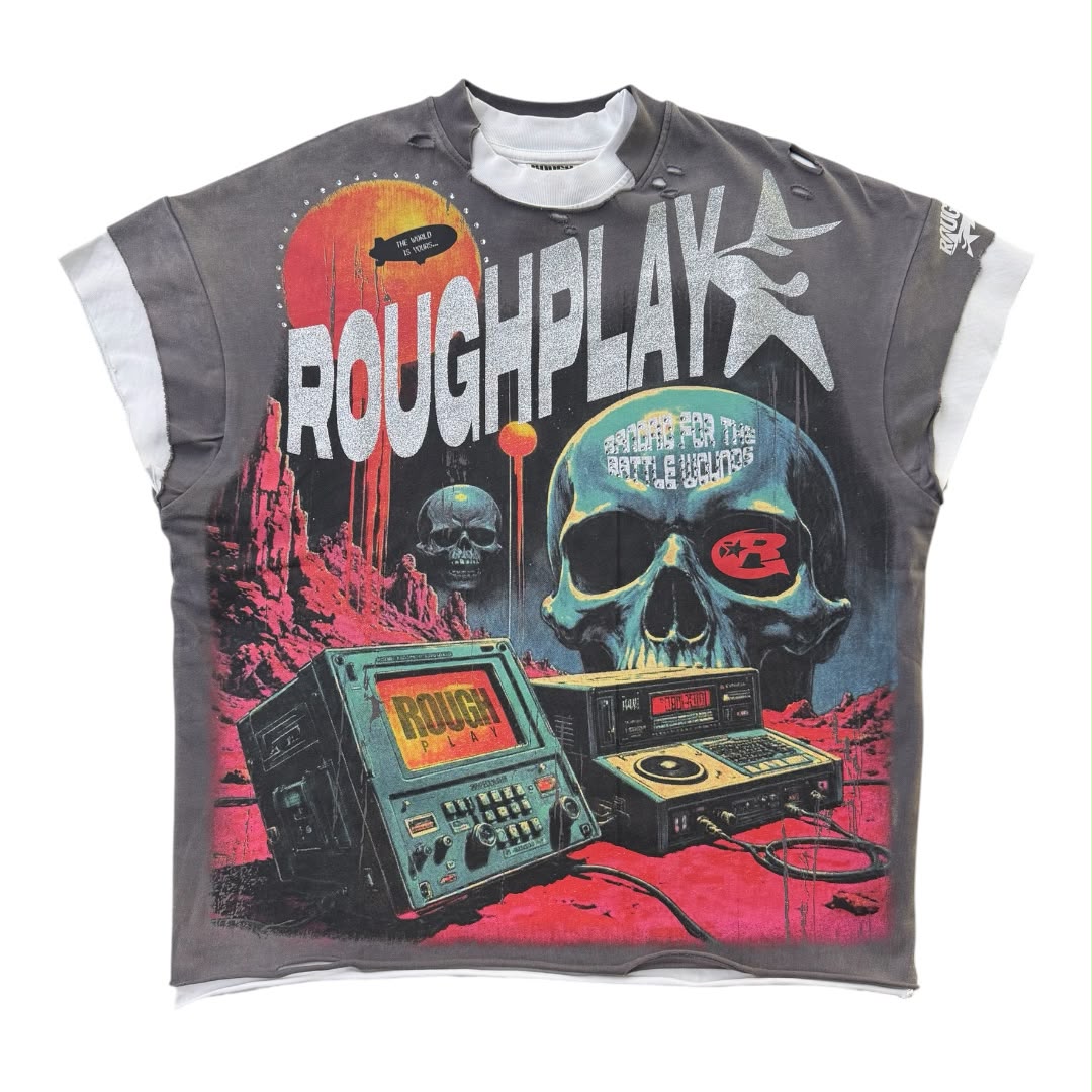ROUGH PLAY june 15th 2026 (double SLEEVELESS T-SHIRT)