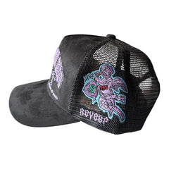 REYES HAT siempre con dios black/purple