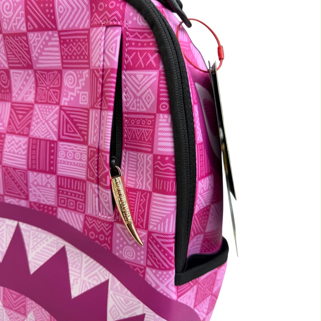 SPRAYGROUND AI Pink Check Backpack