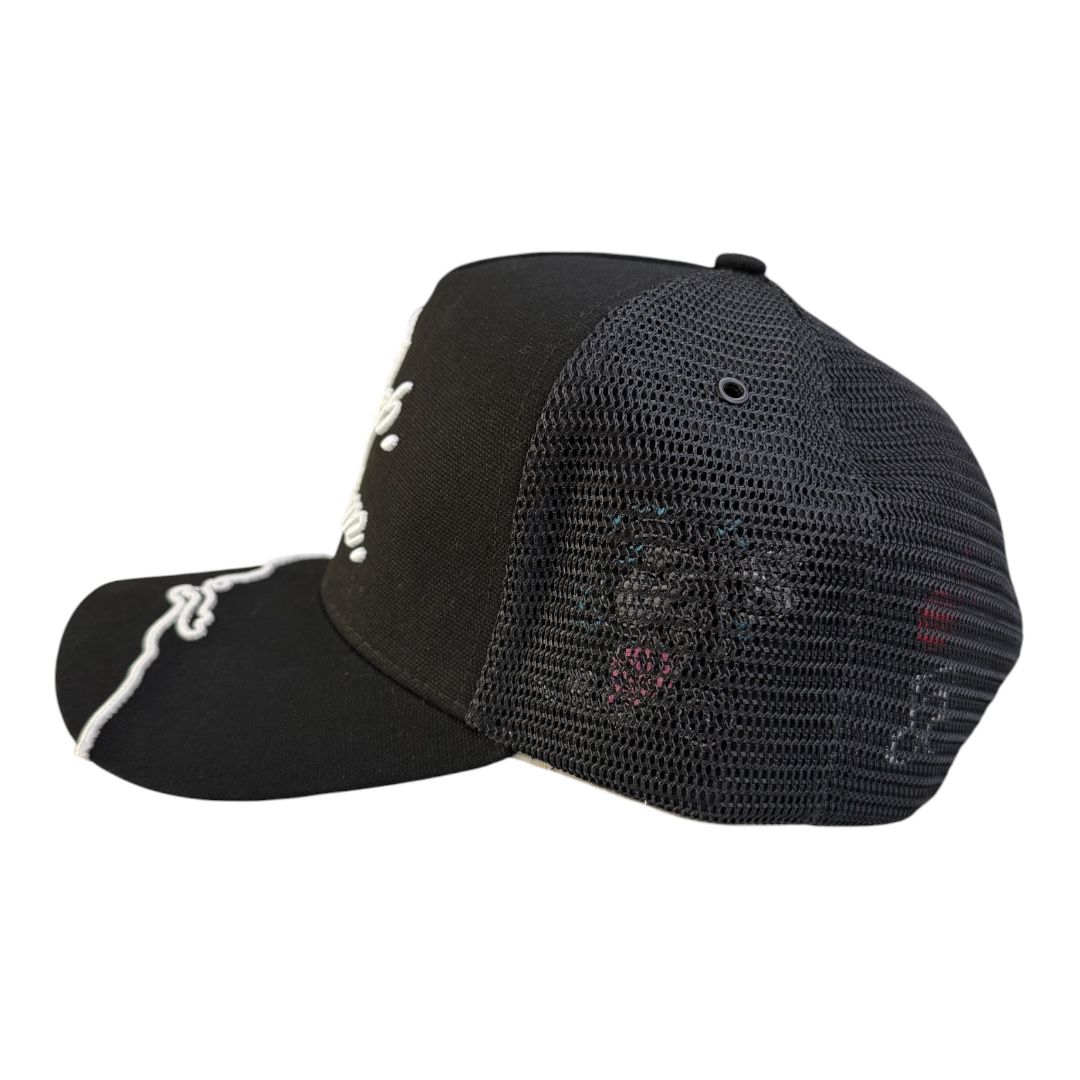 JERGHATS Hidden mesh design Rep Dom Trucker Hat • Hidden Panel Edition