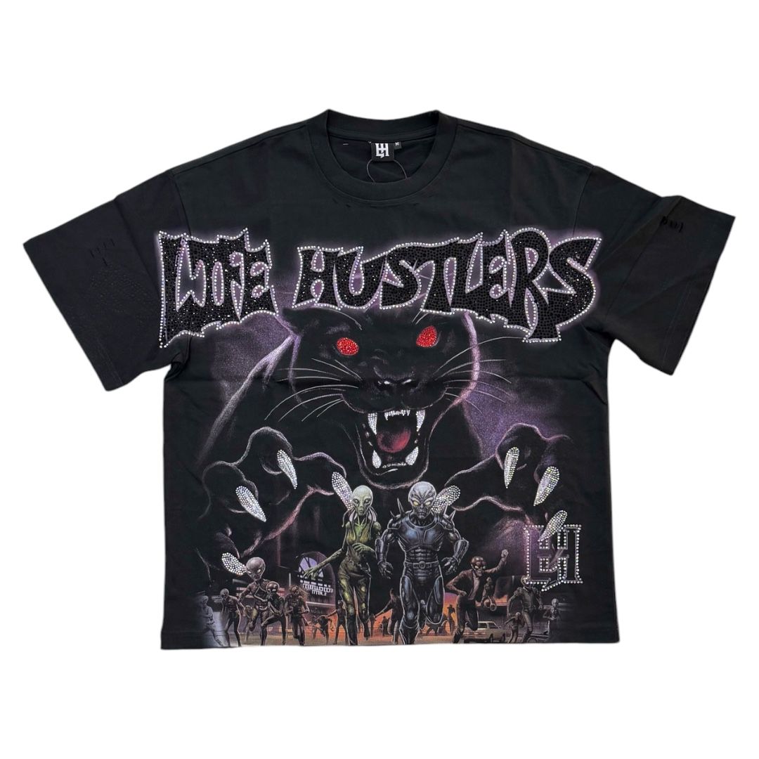 LIFE HUSTLERS T-SHIRT (Black panther)