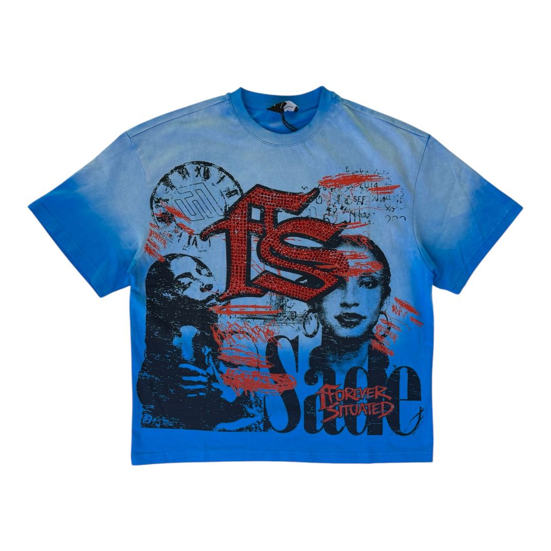 FOREVERSITUATED t-shirts blue/red