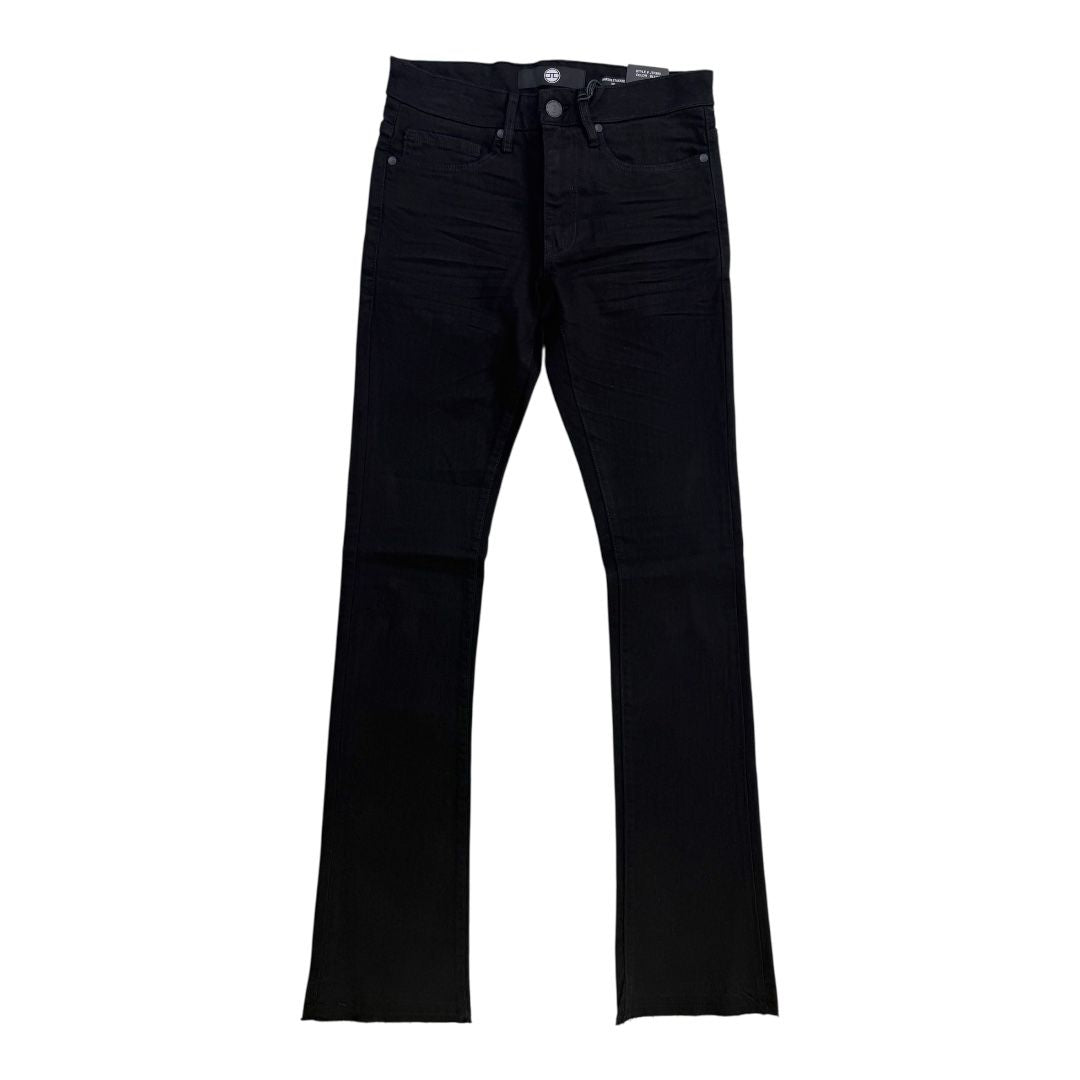 JORDAN CRAIG PANTS BLACK STACKED FIT CLEAN INSEAM JTF990