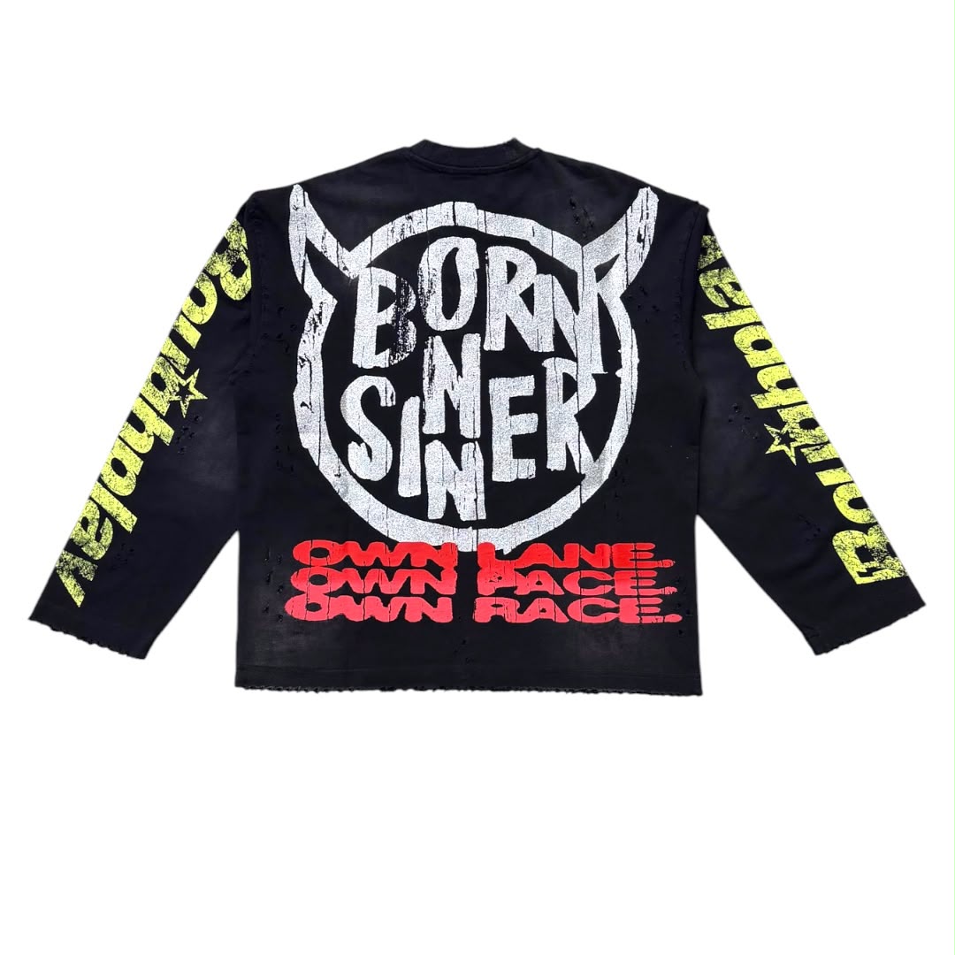 ROUGHPLAY BORN SINNER LONG SLEEVE)