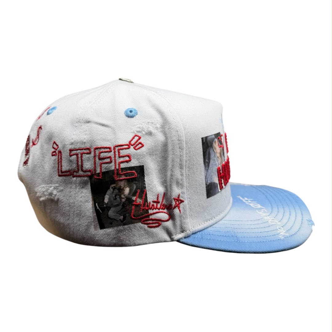 LIFE HUSTLERS hat (LH DESIGNER WHITE)