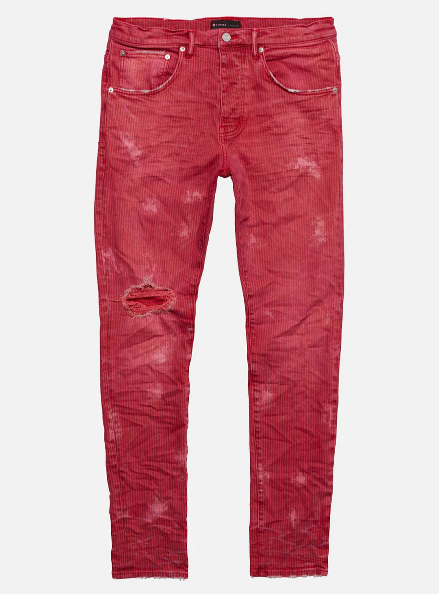 JEANS MORADO P001-HSRO222 ROJO