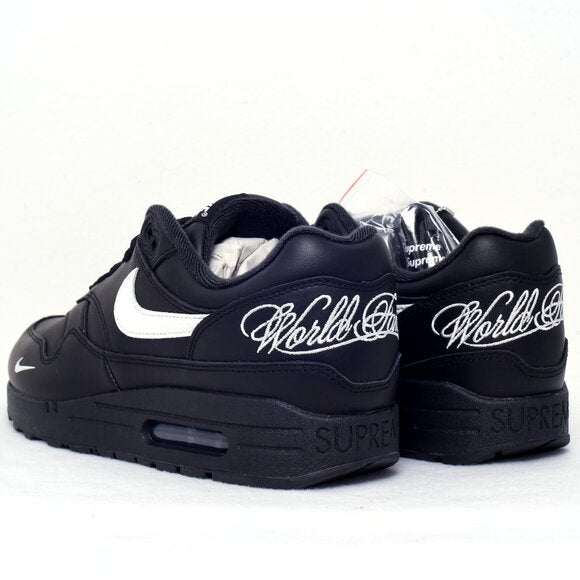 Nike Air Max 1 '87 SP Supreme Triple Negro Blanco HF8813001