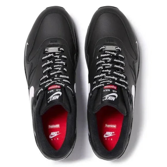 Nike Air Max 1 '87 SP Supreme Triple Negro Blanco HF8813001